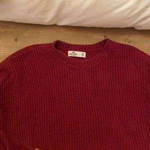 Cropped hollister sweater